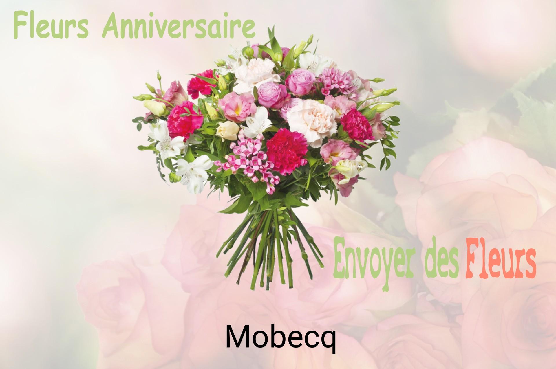 Bouquet de fleurs d’anniversaire livré à Mobecq